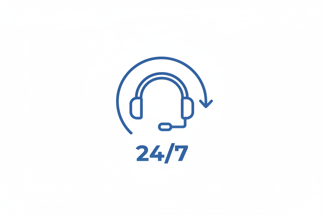 24/7 Support Icon